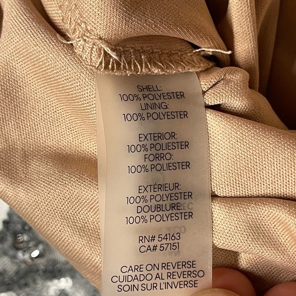 Calvin Klein Silver Sequin Sheath Dress New With Tags! - Picture 13 of 16